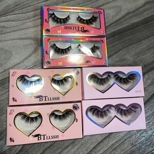 NEW BTLLSSH 6 Pairs Lashes